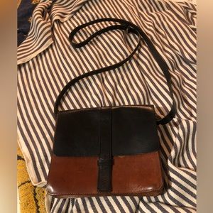 Vintage Zara Leather Crossbody Purse